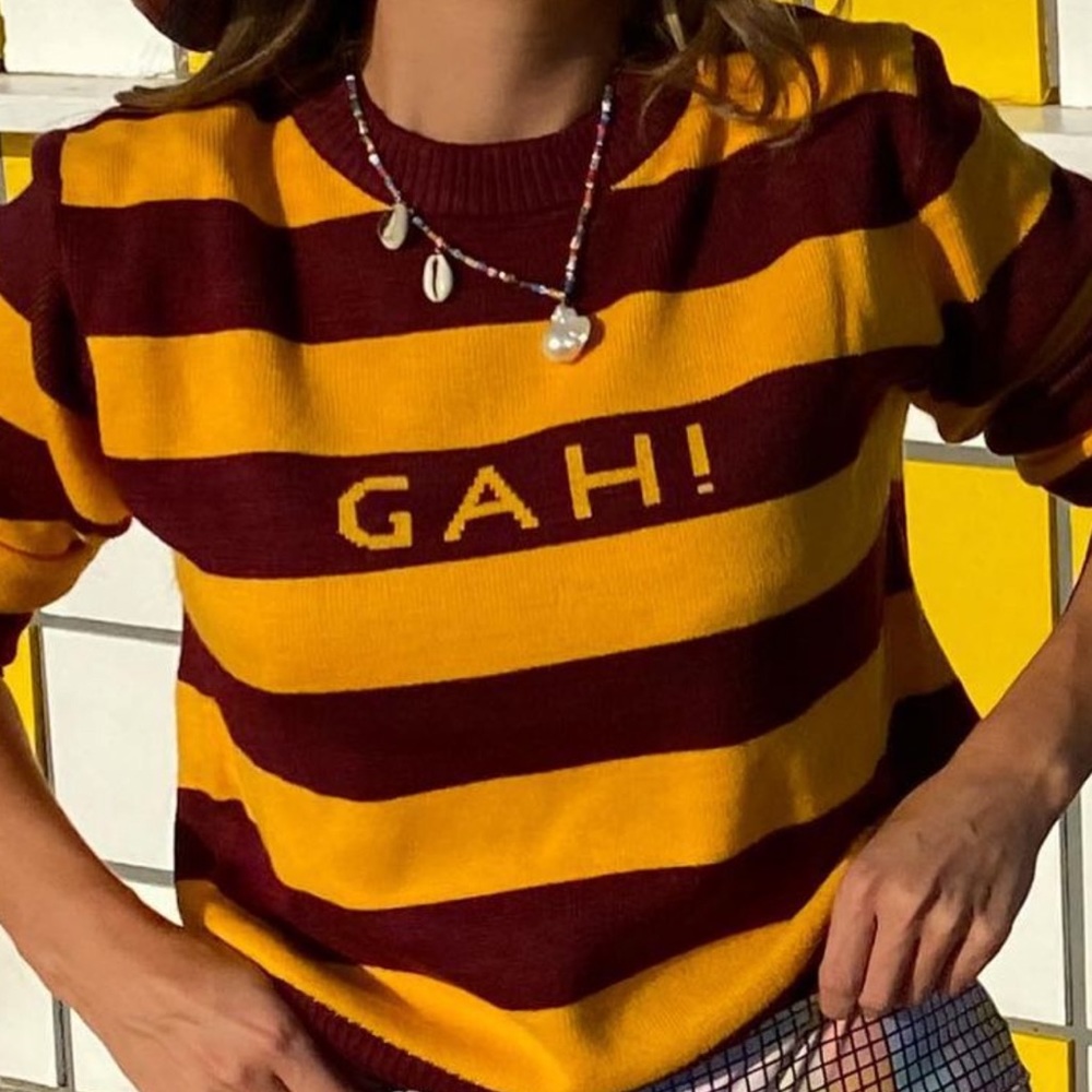 Lisa says Gah Striped Sweater XS/S